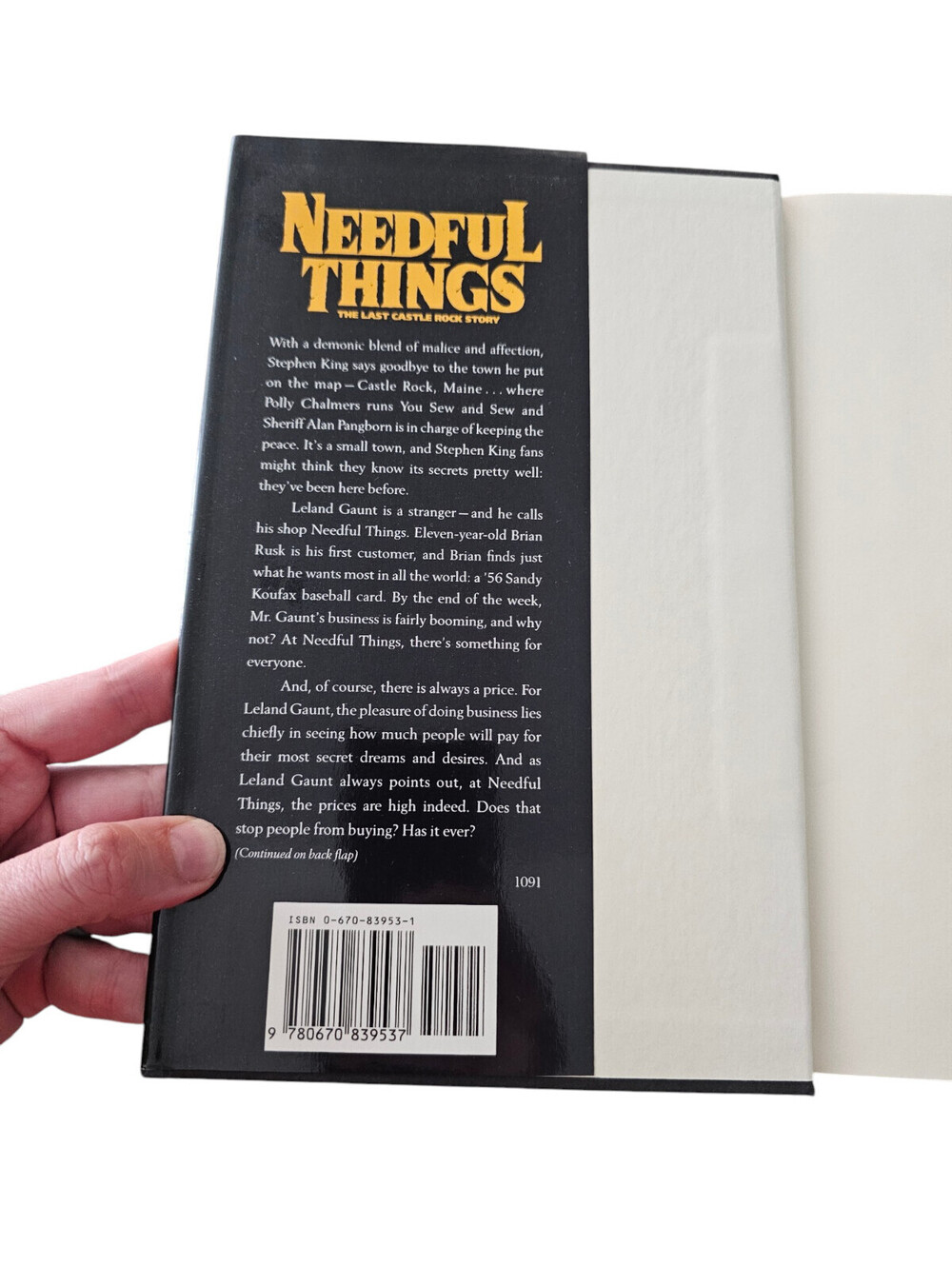 Needful Things: The Last Castle Rock - Hardcover, by King Stephen - Very Good - Picture 5 of 7